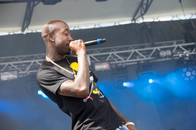 Madlib and Freddie Gibbs performing at Pitchfork Music Festival 2015 in Chicago