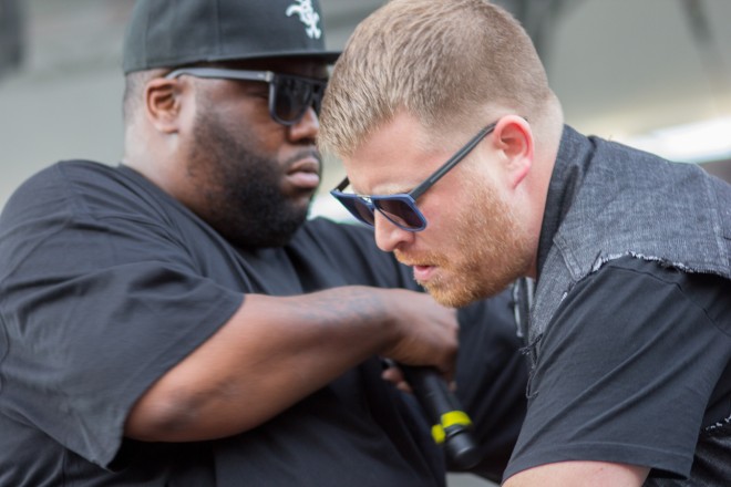 Run the Jewels performing at Pitchfork Music Festival 2015 in Chicago