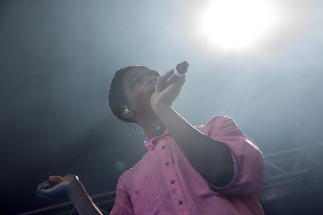 Shamir performing at Pitchfork Music Festival 2015 in Chicago
