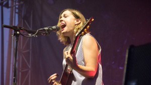 Sleater-Kinney performing at Pitchfork Music Festival 2015 in Chicago