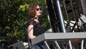 The New Pornographers performing at Pitchfork Music Festival 2015 in Chicago