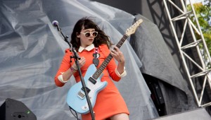 Waxahatchee performing at Pitchfork Music Festival 2015 in Chicago
