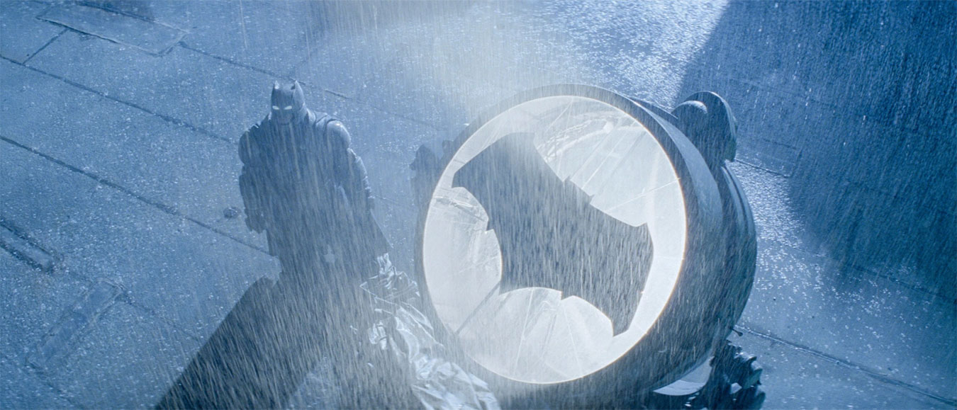 Film still of Batman in Batman v Superman