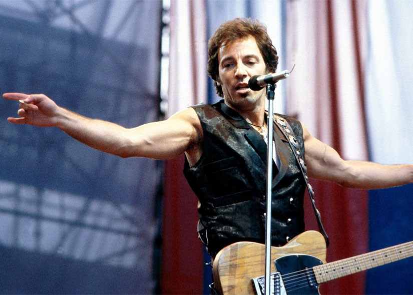Classic photo of Bruce Springsteen