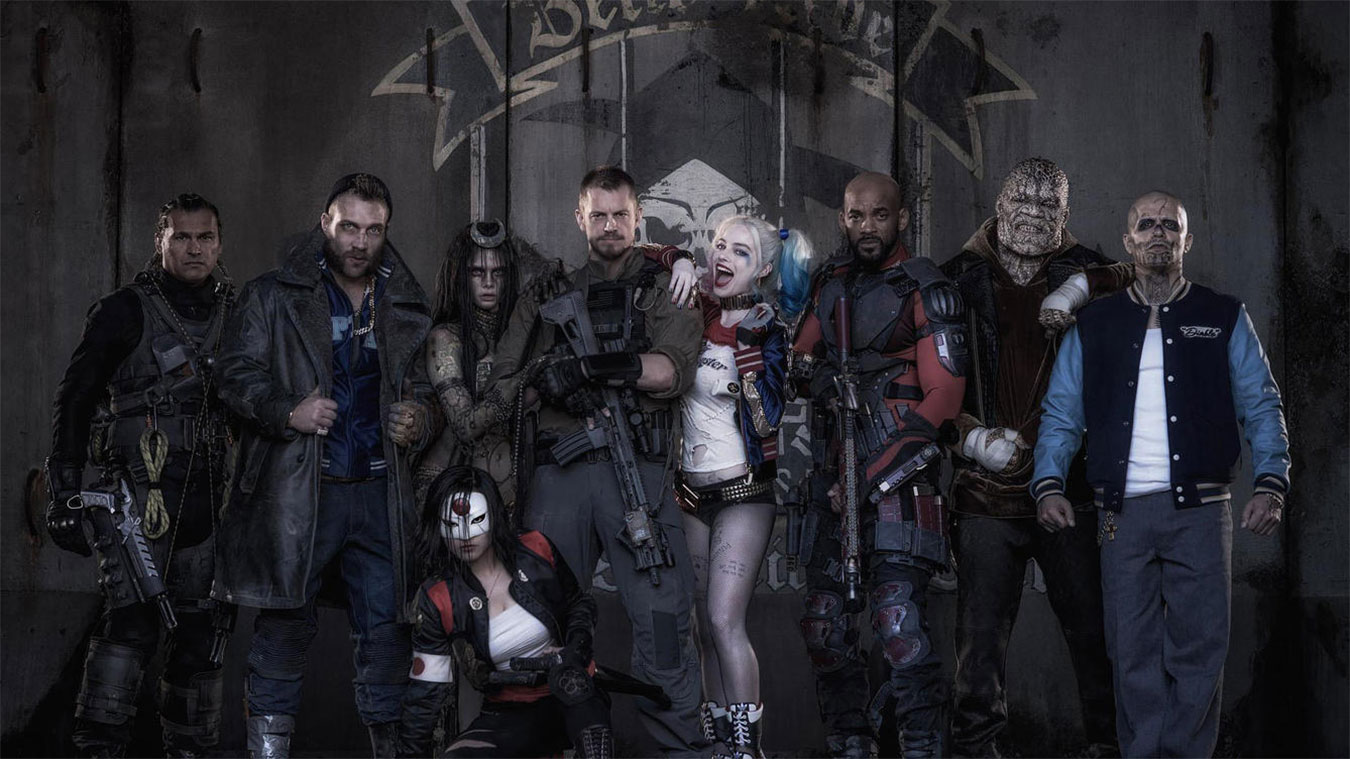 Group photo of DC's Suicide Squad
