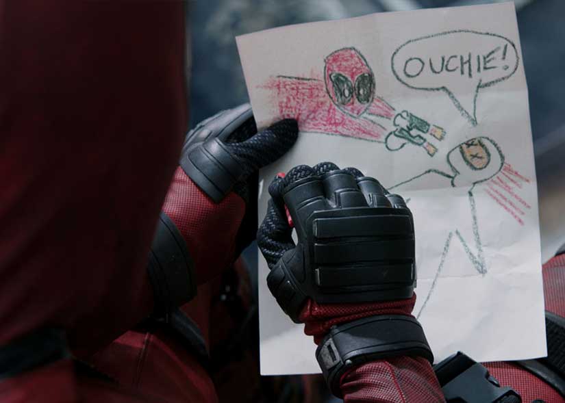 Screengrab from Deadpool film